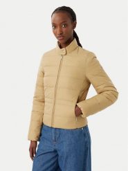 Tommy Hilfiger Kurtka przejściowa WW0WW51094 Beżowy Regular Fit. Brązowe kurtki damskie Tommy Hilfiger, xxs, bez wzorów, z syntetyku, bez kaptura. Za 849.99 zł.