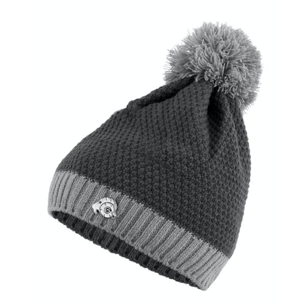 Czapka Zimowa czapka z daszkiem i polarową podszewką. Szare czapki damskie GUGGEN MOUNTAIN, na zimę, bez wzorów, z dzianiny, eleganckie. W wyprzedaży za 149.48 zł.