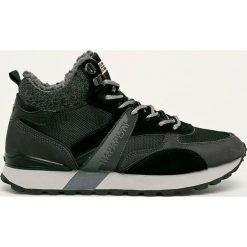 Napapijri - Buty. Szare buty sportowe męskie Napapijri, bez wzorów, z gumy, bez zapięcia. Za 519.90 zł.