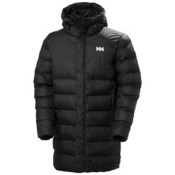 Kurtka puchowa Helly Hansen Oslo Puffy. Czarne kurtki męskie Helly Hansen, m, bez wzorów, z puchu, bez kaptura. W wyprzedaży za 1,238.50 zł.