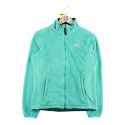 Second life - Kurtka polarowa TNF Osito dla kobiet - Stan dobry. Niebieskie kurtki sportowe damskie The North Face, s, bez wzorów, z materiału, bez ramiączek, bez kaptura, trekkingowe. Za 148.01 zł.