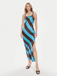 Samsøe Samsøe Sukienka codzienna Sunna F23100173 Kolorowy Slim Fit. Sukienki damskie Samsøe & Samsøe, na co dzień, xs, bez wzorów, z syntetyku, bez kołnierzyka, bez ramiączek, proste. Za 549.99 zł.