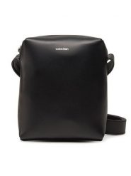 Calvin Klein Saszetka Ck Premium Leather Reporter S K50K512887 Czarny. Czarne saszetki i nerki męskie Calvin Klein, bez wzorów, ze skóry. Za 399.99 zł.
