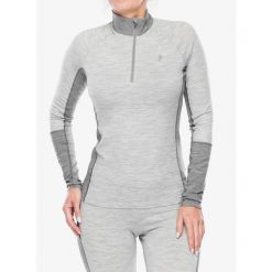 Bluza termoaktywna damska Peak Performance Magic Half Zip. Szare bielizna sportowa damska Peak Performance, bez wzorów. Za 307.99 zł.