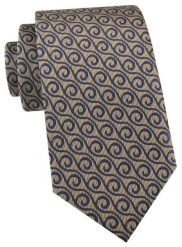 Krawat Męski - Angelo di Monti - Jasny Brąz, Geometryczny Wzór. Krawaty i muchy Angelo di Monti, bez wzorów, z tkaniny, eleganckie. Za 45.00 zł.