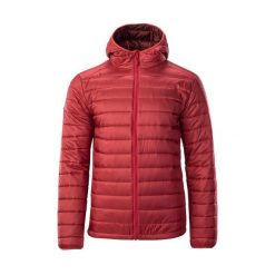 Kurtka Ocieplana Męska Carson. Czerwone kurtki męskie Hi-tec, m, bez wzorów, z puchu, sportowe, bez kaptura. Za 263.99 zł.