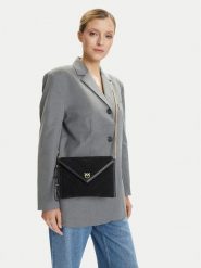 PINKO Torebka Flat Purse Handle AI 25-26 PCPL 104820 A2JH Czarny. Czarne torebki do ręki damskie Pinko, bez wzorów, ze skóry, bez dodatków. Za 479.99 zł.