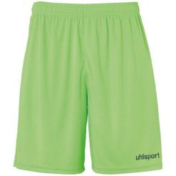 Spodenki bez zapięcia Uhlsport Center Basic. Zielone szorty damskie Uhlsport, bez wzorów, sportowe. Za 106.50 zł.