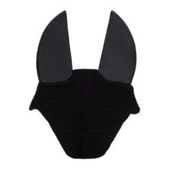 Czapka z muchą dla koni Equestro Silence. Czarne czapki damskie EQUESTRO, bez wzorów, sportowe. Za 155.23 zł.