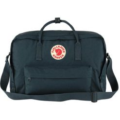Torba miejska Fjallraven Kanken Weekender - navy. Niebieskie torby na laptopa damskie Fjällräven, bez wzorów, z materiału. Za 824.99 zł.