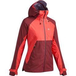 Kurtka turystyczna WTP - MH500 - damska. Brązowe kurtki sportowe damskie QUECHUA, m, bez wzorów, z elastanu, bez ramiączek, bez kaptura, trekkingowe. Za 349.99 zł.