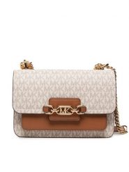 MICHAEL Michael Kors Torebka Heather 30S2G7HL3B Beżowy. Brązowe torebki do ręki damskie MICHAEL Michael Kors, bez wzorów, ze skóry, bez dodatków. Za 1,059.00 zł.