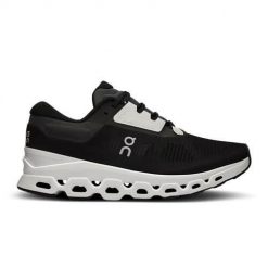 Buty do biegania damskie On 3WD30121197. Czarne obuwie sportowe damskie On, bez wzorów, z materiału, bez zapięcia, do biegania. Za 809.90 zł.