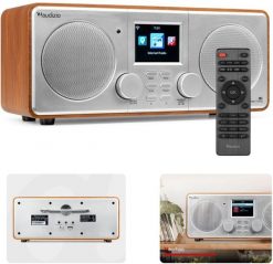 Radio internetowe Foza WiFi Stereo z DAB+ srebrne Audizio one size. Szare radia Audizio. Za 444.00 zł.