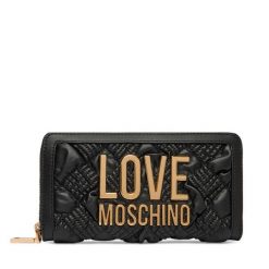 Portfel LOVE MOSCHINO. Czarne portfele damskie Love Moschino. Za 639.99 zł.