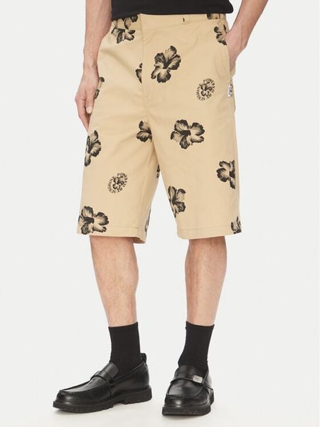 HUGO Szorty materiałowe Damo242 50542159 Beżowy Baggy Fit. Brązowe szorty męskie Hugo, bez wzorów, z bawełny. Za 479.99 zł.