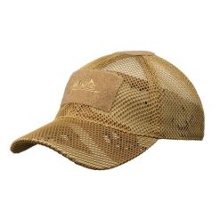 Czapka z daszkiem baseballowa Mesh. Zielone czapki damskie HELIKON-TEX, z aplikacjami, z materiału, eleganckie. Za 79.99 zł.