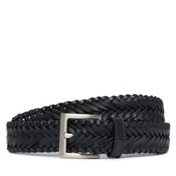 Pasek Tommy Hilfiger. Czarne paski męskie Tommy Hilfiger. Za 269.99 zł.