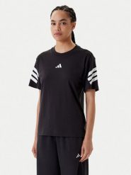 Adidas Spodnie dresowe Essentials Small Logo Feel Cozy JC5921 Czarny Regular Fit. Czarne spodnie dresowe damskie Adidas, bez wzorów, z bawełny. Za 179.99 zł.