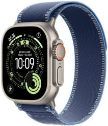 Smartwatch Apple Watch Ultra 3 GPS + Cellular 49mm Titanium / Trail Loop M/L Niebieski (MEWU4QI/A). Niebieskie zegarki smartwatch Apple, bez wzorów. Za 3,507.09 zł.