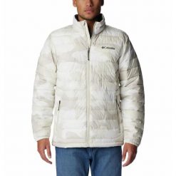 Columbia Kurtka Powder Lite 1698001279. Szare kurtki męskie Columbia, m, bez wzorów, z puchu, sportowe, bez kaptura. Za 431.99 zł.