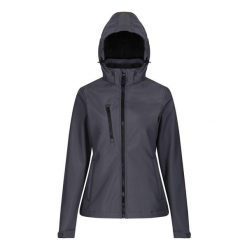 Kurtka Softshellowa Damska Membrana Trójwarstwowa Venturer. Czarne kurtki sportowe damskie Regatta, xl, bez wzorów, bez ramiączek, bez kaptura, trekkingowe. Za 240.99 zł.