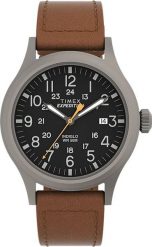 Zegarek Timex Zegarek męski Timex TW4B26000 brązowy. Brązowe zegarki męskie Timex, bez wzorów. Za 350.00 zł.