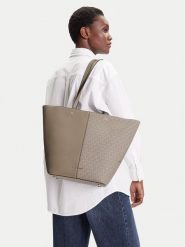 MICHAEL Michael Kors Torebka Flora 30T5GFFT3B Beżowy. Brązowe shopperki damskie MICHAEL Michael Kors, bez wzorów, ze skóry, bez dodatków. Za 795.99 zł.