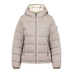 Damska Kurtka Z Kapturem Rollins. Brązowe kurtki sportowe damskie Trespass, bez wzorów, bez ramiączek, z kapturem, trekkingowe. Za 367.99 zł.