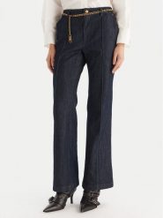 MICHAEL Michael Kors Jeansy MF590HRM24 Granatowy Bootcut Fit. Niebieskie jeansy damskie MICHAEL Michael Kors, bez wzorów, z jeansu. Za 689.99 zł.