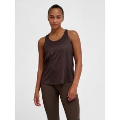Damski tank top Hummel AOP Light Weight. Brązowe topy damskie Hummel, bez wzorów, sportowe, bez kołnierzyka, bez ramiączek. Za 133.50 zł.