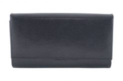 Portfel skórzany BARBERINI'S czarny 7046-1. Czarne portfele damskie Barberinis, ze skóry. Za 169.99 zł.