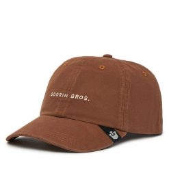 Czapka z daszkiem Goorin Bros. Brązowe czapki damskie Goorin Bros, bez wzorów. Za 109.99 zł.