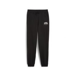 Młodzieżowe spodnie dresowe PUMA SQUAD PUMA Black. Czarna spodnie dresowe damskie Puma, bez wzorów, z dresówki, eleganckie. Za 109.99 zł.