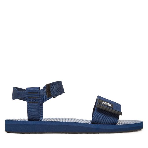 Sandały The North Face. Niebieskie sandały męskie The North Face, bez wzorów, bez zapięcia. Za 169.99 zł.