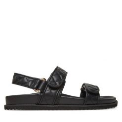 Sandały Call It Spring. Czarne sandały damskie Call it Spring, bez wzorów, bez obcasa, na płaskiej podeszwie, bez zapięcia. Za 169.99 zł.