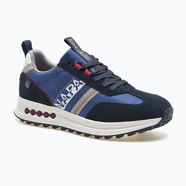 Buty sportowe męskie Napapijri. Niebieskie buty sportowe męskie Napapijri, bez wzorów, bez zapięcia. Za 369.99 zł.
