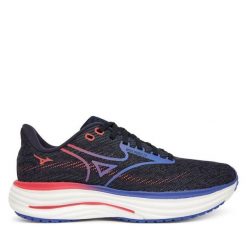 Buty do biegania Mizuno. Szare obuwie sportowe damskie Mizuno, bez wzorów, bez zapięcia, do biegania, mizuno wave. Za 439.99 zł.
