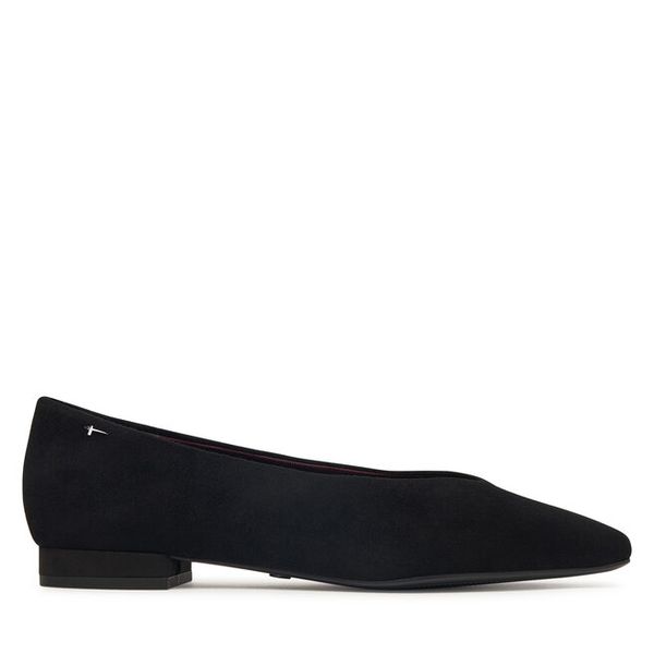 Baleriny Tamaris. Czarne balerinki damskie Tamaris, bez wzorów, bez obcasa, bez zapięcia. Za 324.99 zł.