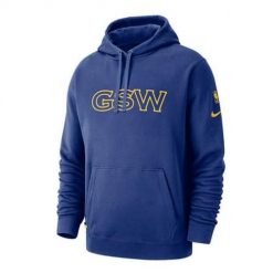 Bluza sportowa męska Nike Warriors. Niebieskie bluzy sportowe męskie Nike, l, bez wzorów, z kapturem. Za 487.00 zł.