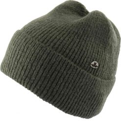 Damska czapka zimowa Jail Jam Basic w kolorze wojskowej zieleni. Zielone czapki damskie Erima, na zimę, z aplikacjami, z elastanu, eleganckie. Za 120.99 zł.