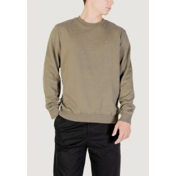 Bluza Mężczyzna NAPAPIJRI BALIS CREW 1. Zielone bluzy męskie Napapijri, m, bez wzorów, z bawełny, bez ramiączek, bez kaptura. W wyprzedaży za 318.70 zł.