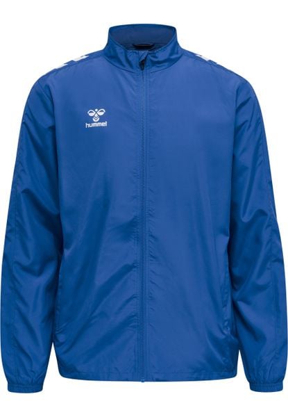 Kurtka Hummel Micro Zip. Niebieskie kurtki męskie Hummel, xl, bez wzorów, z materiału, bez kaptura. Za 159.50 zł.