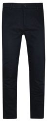 Męskie Spodnie Chinos marki Rigon – Bawełna z Elastanem – Slim Fit - Ciemny Granat. Eleganckie spodnie męskie Rigon, bez wzorów, z bawełny. Za 179.00 zł.