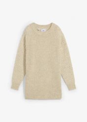 Ciepły sweter 2 w 1, ciążowy i do karmienia piersią. Zielone swetry nierozpinane damskie bonprix, bez wzorów, bez kołnierzyka, moda ciążowa, bez ramiączek. Za 124.99 zł.