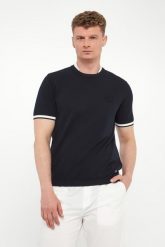 Sweter męski z krotkim rękawem LIU JO. Swetry męskie Liu Jo, l, bez wzorów, bez kołnierzyka, bez ramiączek. Za 429.00 zł.