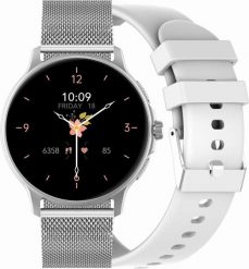 Smartwatch Gravity GT12-8 Srebrny (GT12-8). Szare zegarki smartwatch Gravity, bez wzorów. Za 166.62 zł.
