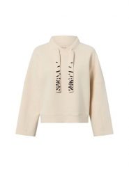 Marc Cain Bluza Kobiety beżowy, 40. Brązowe bluzy damskie Marc Cain, bez wzorów, eleganckie, bez ramiączek, bez kaptura. Za 749.95 zł.
