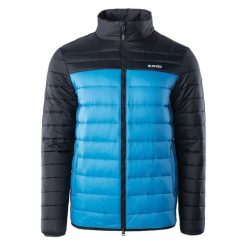Kurtka męska pikowana Hi-Tec Montano - niebieska, Rozmiar XL. Niebieskie kurtki męskie Hi-tec, na zimę, m, bez wzorów, sportowe, bez kaptura. Za 194.99 zł.