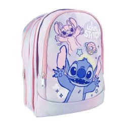 Plecak szkolny Stitch 100 % poliester. Czerwone plecaki męskie Disney, bez wzorów, z poliesteru, biznesowe. Za 267.35 zł.
